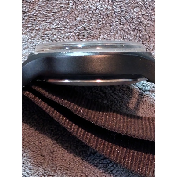 Timex MK1 Chronograph watch with a black aluminum case and a black nylon strap - Picture 6 of 6